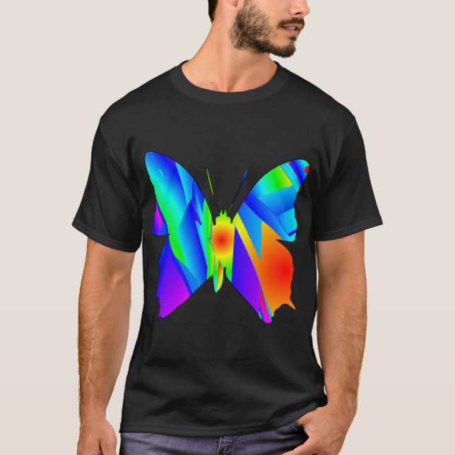 Camiseta Sunset de mariposa (Anverso)