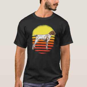 Camiseta Sunset de Puntero Gsp alemán de corto alcance