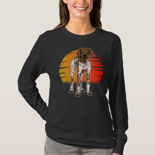 Camiseta Sunset de Puntero Gsp alemán de corto alcance