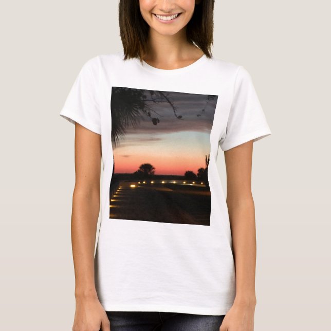 Camiseta Sunset de Siesta Key Beach (Anverso)
