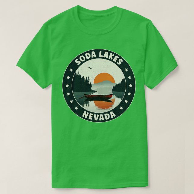 Camiseta Sunset de Soda Lakes Nevada (Diseño del anverso)