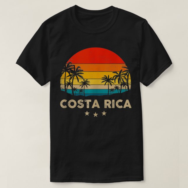 Camiseta Sunset de souvenirs de Costa Rica (Diseño del anverso)
