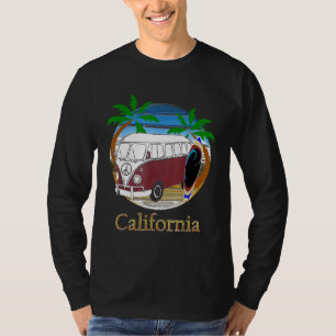 Camiseta Sunset de Surf Hippie Vintage de California