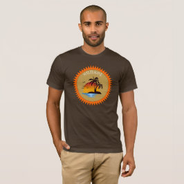 Camiseta Sunset de verano moderno