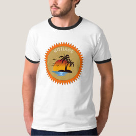 Camiseta Sunset de verano moderno