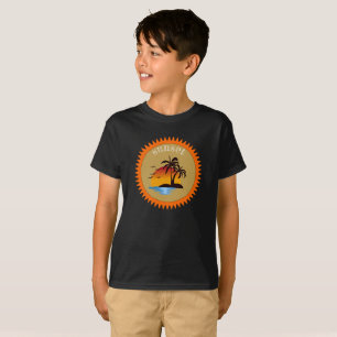 Camiseta Sunset de verano moderno