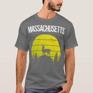 Camiseta Sunset Deer Massachusetts