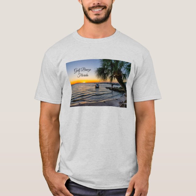 Camiseta Sunset del Golfo de Florida (Anverso)