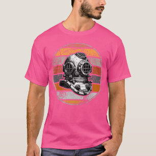 Camiseta Sunset Dive Helmet Funny Scuba Buceo