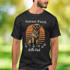 Camiseta SunSet Fetch/ Golden Retriever
