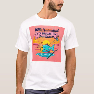 Camiseta Sunset Fish Vibes