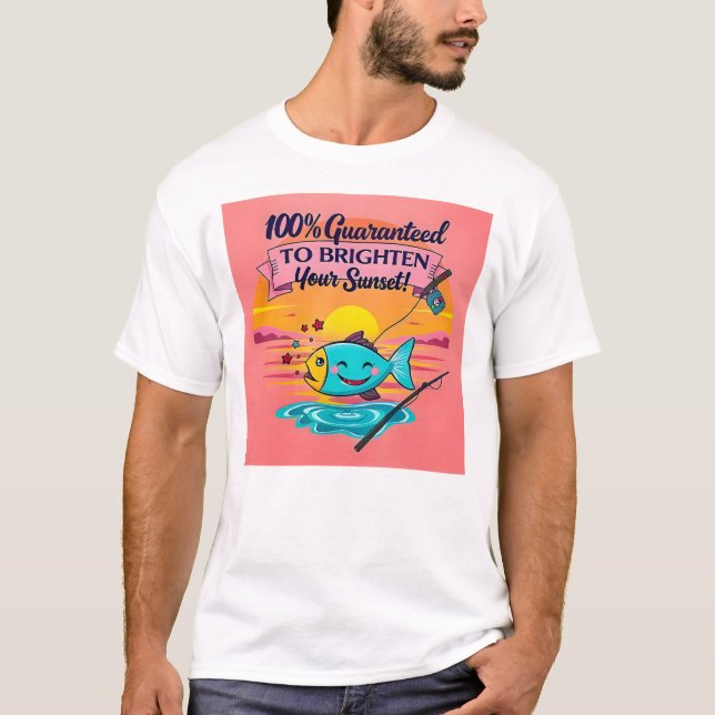 Camiseta Sunset Fish Vibes (Anverso)
