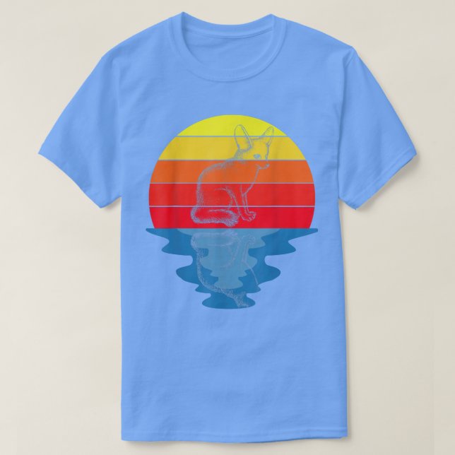 Camiseta Sunset Foxes Fennec Fox T-Shirt (Diseño del anverso)