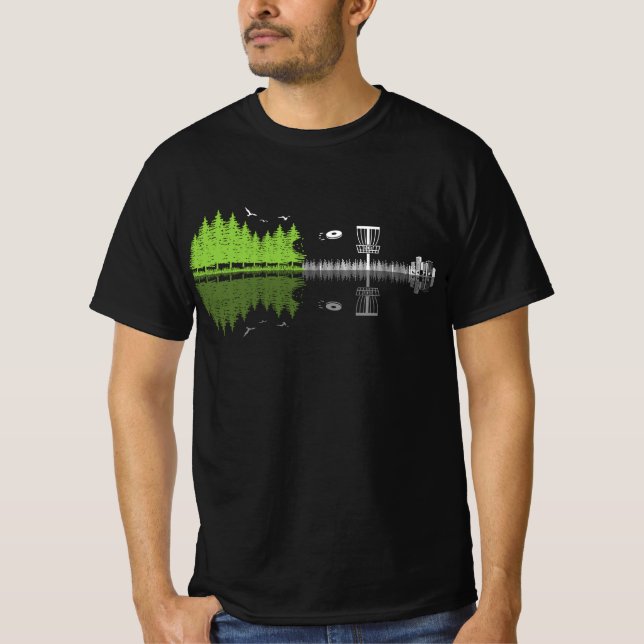 Camiseta Sunset Guitar Disk Golf, Perfecto para el golf en  (Anverso)
