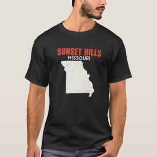 Camiseta Sunset Hills Misuri Estados Unidos de América Viaj
