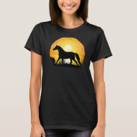 Sunset Horse Raza Silhouette Westphalian