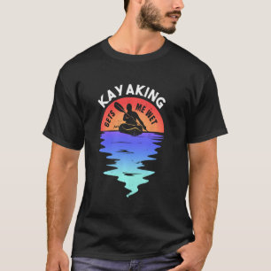 Camiseta Sunset Kayaking Me Hace Muy Gracioso Para Los Aman
