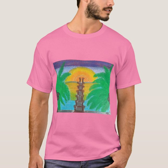 Camiseta Sunset lo llama su Oasis (Anverso)