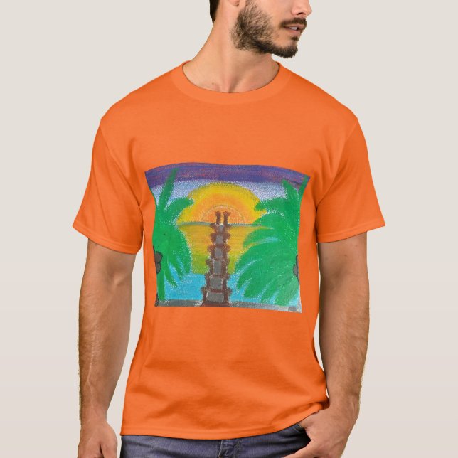 Camiseta Sunset lo llama su Oasis (Anverso)