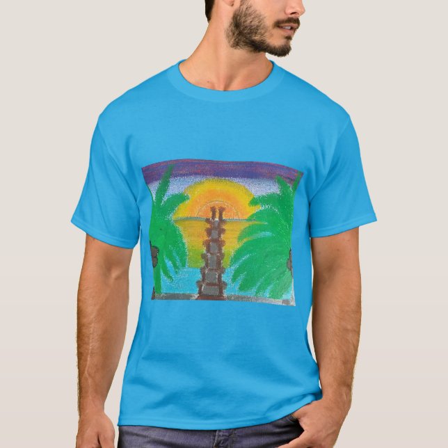 Camiseta Sunset lo llama su Oasis (Anverso)
