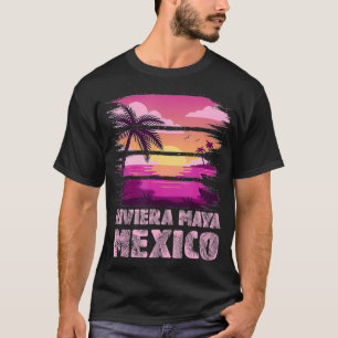 Camiseta Sunset Mexico Riviera Maya Summer Vacation Beach S