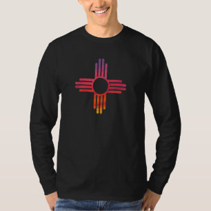 Camiseta Sunset New Mexico State Flag Zia Sun Souvenir