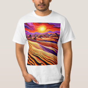 Camiseta Sunset over Desert Landscape 1