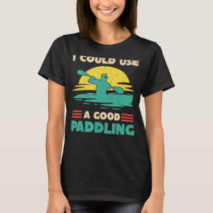 Camiseta Sunset Paddling Kayaker Kayak Canoe Boating Kayak