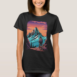Camiseta Sunset para hacer senderismo por la montaña