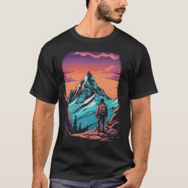 Camiseta Sunset para hacer senderismo por la montaña