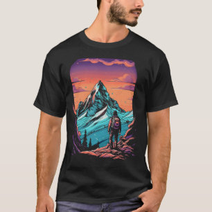 Camiseta Sunset para hacer senderismo por la montaña