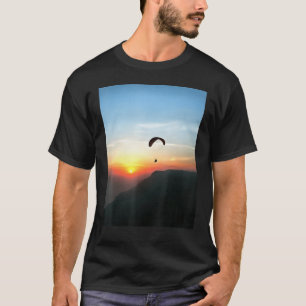 Camiseta Sunset Paraglide Wanderlust Extreme Sport 1