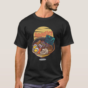 Camiseta Sunset Ramen: El sueño de un amante de los fideos 