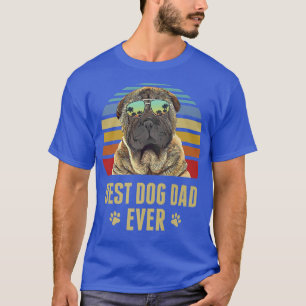 Camiseta Sunset retro del mejor perro del mundo de SharPei 