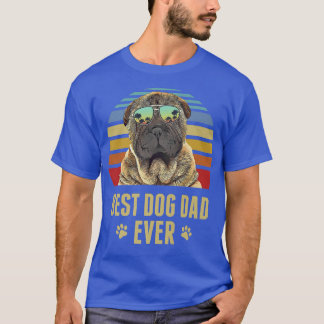 Camiseta Sunset retro del mejor perro del mundo de SharPei 