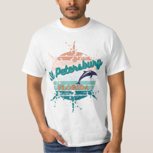 Camiseta Sunset retro vintage de San Petersburgo