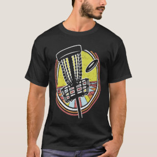 Camiseta Sunset Retro Vintage Disk Golf Frolf Flying Sport