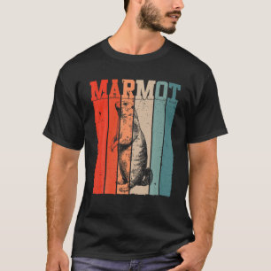 Camiseta Sunset Retro Vintage Marmot Lover Para Hombres Muj