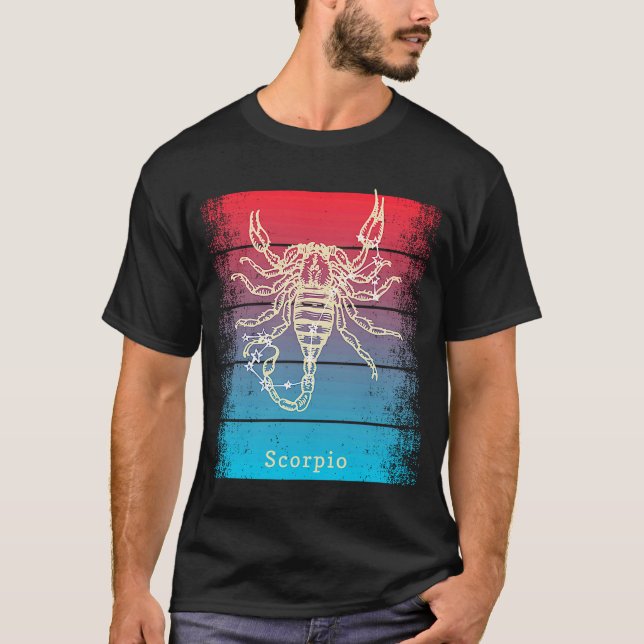 Camiseta Sunset Scorpio Zodiac (Anverso)