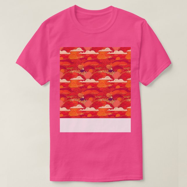 Camiseta Sunset Seless Pattern Sun Sky Light Sunlight Sun (Diseño del anverso)