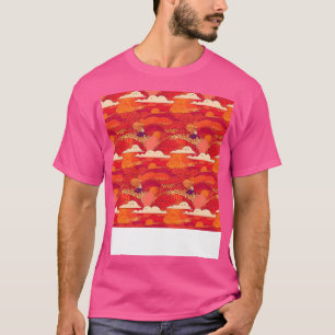 Camiseta Sunset Seless Pattern Sun Sky Light Sunlight Sun