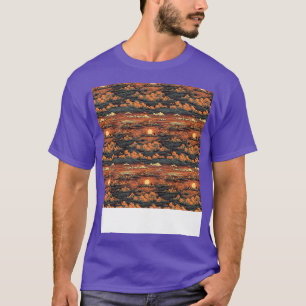 Camiseta Sunset Seless Pattern Sun Sky Light Sunlight Sun