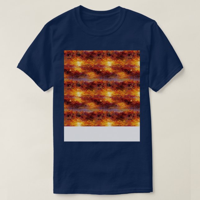 Camiseta Sunset Seless Pattern Sun Sky Light Sunlight Sun (Diseño del anverso)