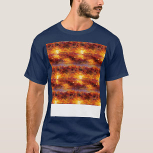 Camiseta Sunset Seless Pattern Sun Sky Light Sunlight Sun