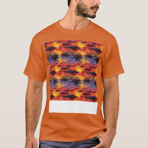Camiseta Sunset Seless Pattern Sun Sky Light Sunlight Sun