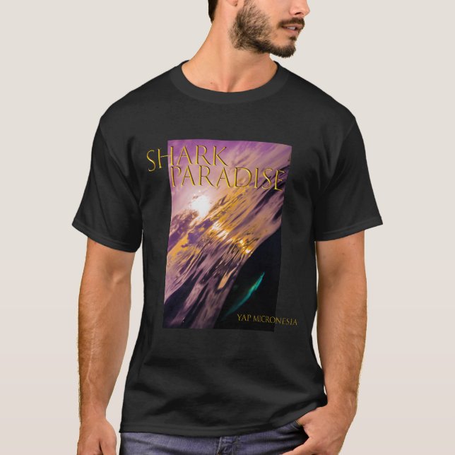 Camiseta Sunset Shark #1 (Anverso)