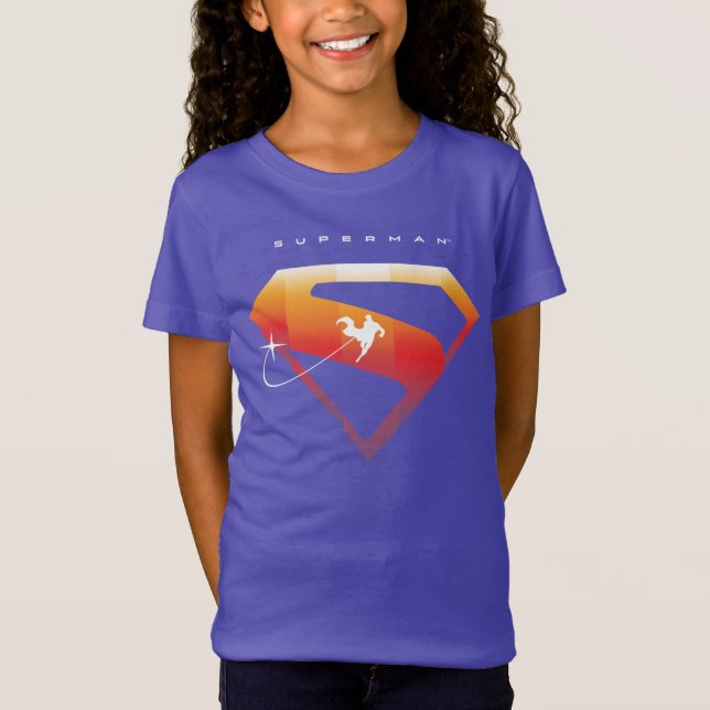 Camiseta Sunset Soar Superman Shield (Anverso)