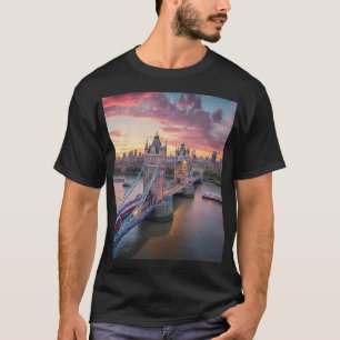 Camiseta Sunset sobre Londres