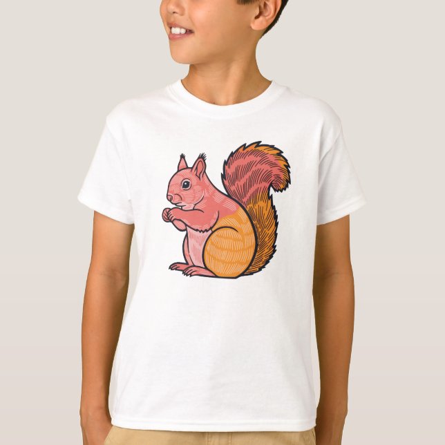 Camiseta Sunset Squirrel  (Anverso)