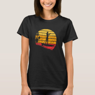 Camiseta Sunset Stand Up Paddle Board Sup Water Sports WWom